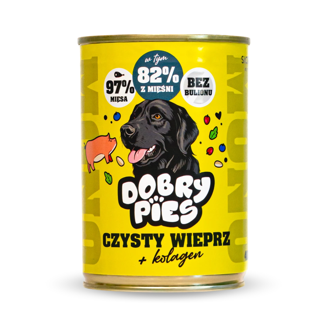 Mokra karma dla psa Wieprzowina 400g