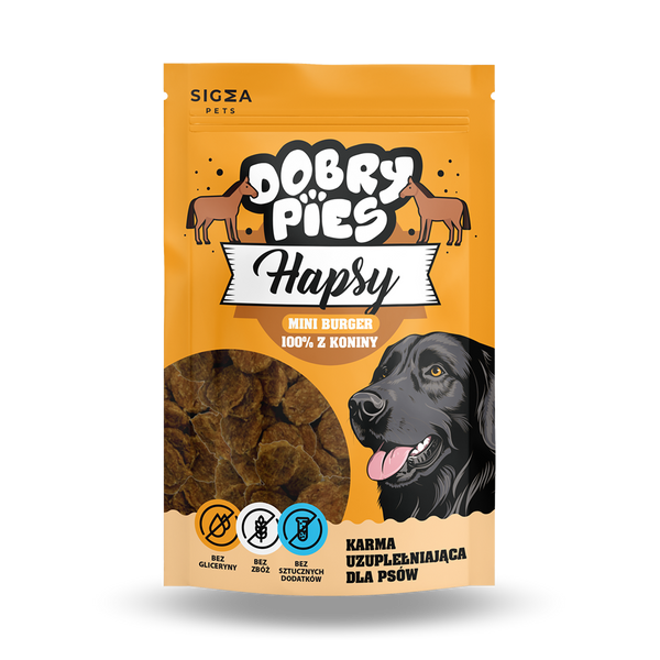 Hapsy Mini Burger 100% z Koniny 100g