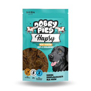 Hapsy Mini Burger 100% z Wołowiny 100g