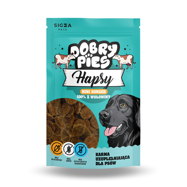 Hapsy Mini Burger 100% z Wołowiny 100g
