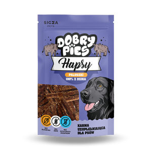 Hapsy Paluszki 100% z Dzika 100g