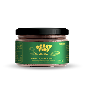 Mokra karma dla psa Bistro Premium Pierś gęsi na króliku 200 g