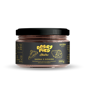Mokra karma dla psa Bistro Premium Sarna z dzikiem 200 g