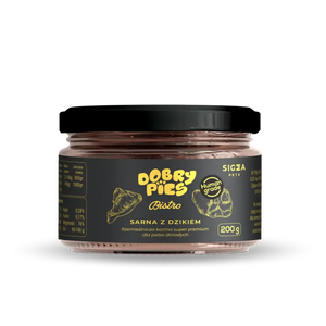 Mokra karma dla psa Bistro Premium Sarna z dzikiem 200 g