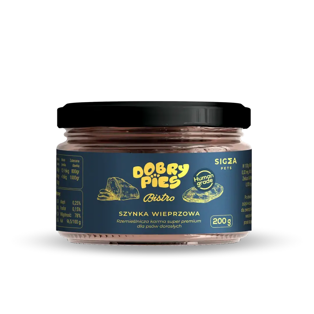 Mokra karma dla psa Bistro Premium Szynka wieprzowa 200 g