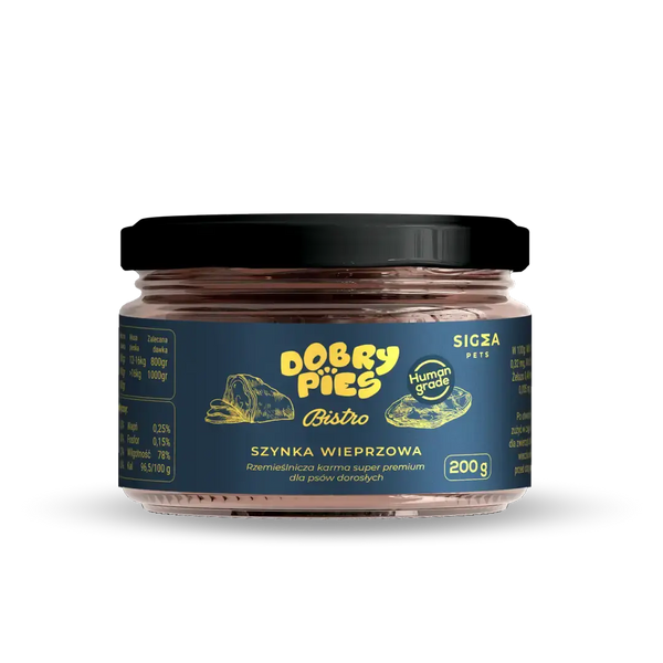 Mokra karma dla psa Bistro Premium Szynka wieprzowa 200 g