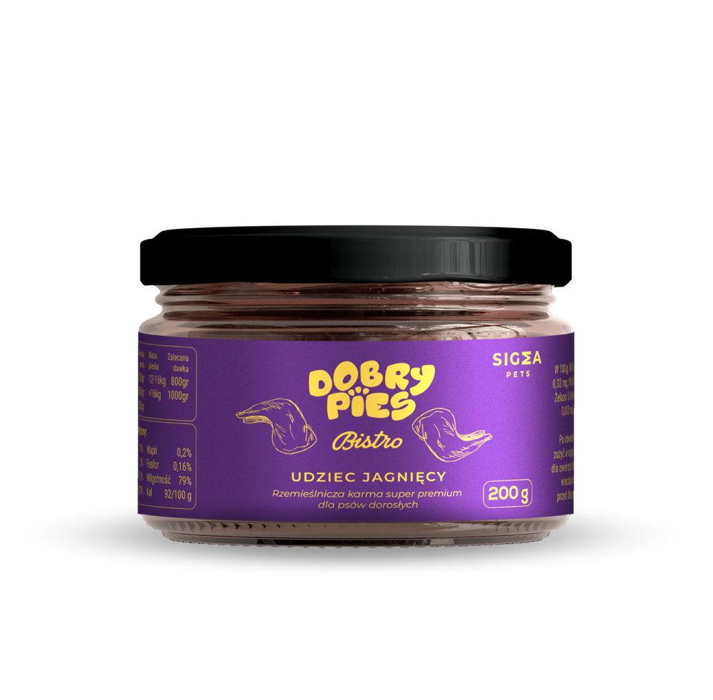 Mokra karma dla psa Bistro Udziec Jagnięcy 200 g