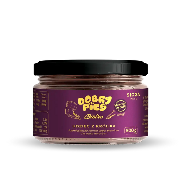 Mokra karma dla psa Bistro Premium Udziec z królika 200 g