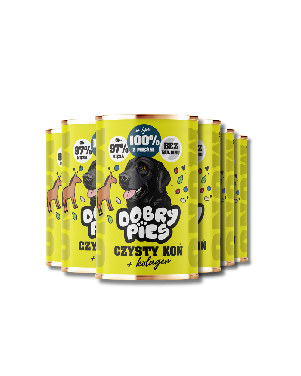 Zestaw mokrej karmy dla psa Konina 400g | 6szt. 12 szt. 18szt.