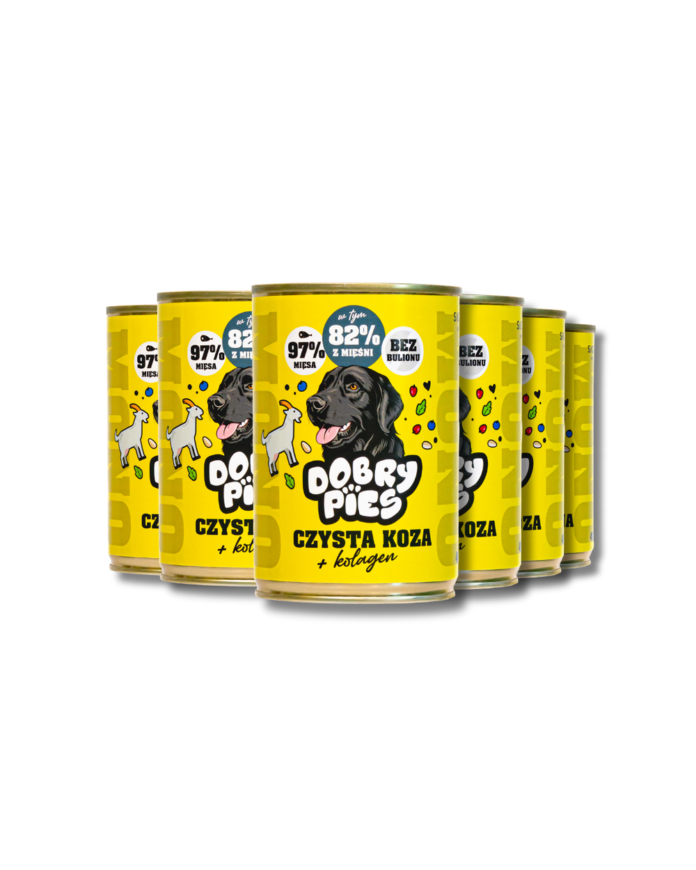 Zestaw mokrej karmy dla psa Koza 400g | 6szt. 12szt. 18szt.