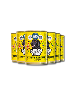 Zestaw mokrej karmy dla psa Kurczak 400g | 6szt. 12szt. 18szt.