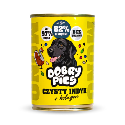 Mokra karma dla psa Indyk 400g