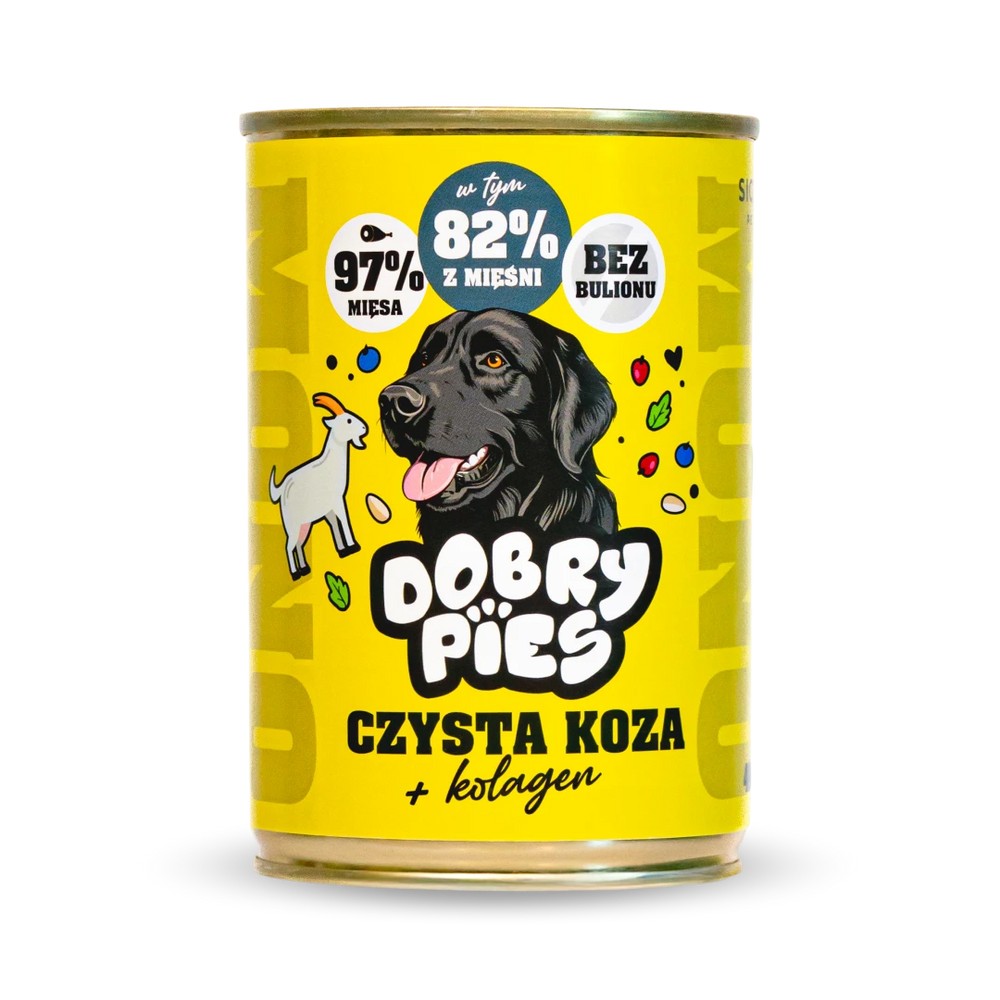 Mokra karma dla psa Koza 400g
