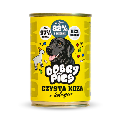 Mokra karma dla psa Koza 400g