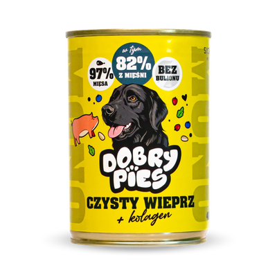 Mokra karma dla psa Wieprzowina 400g