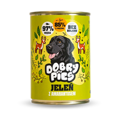 Mokra karma dla psa Jeleń z wieprzowiną i amarantusem 400g